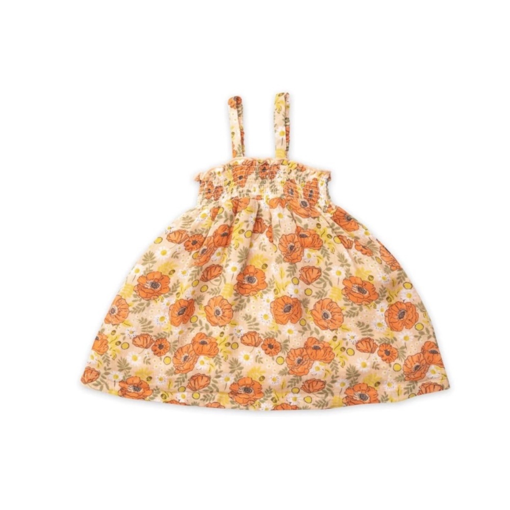 Angel Dear Muslin Tube Dress 2T Desert Poppies